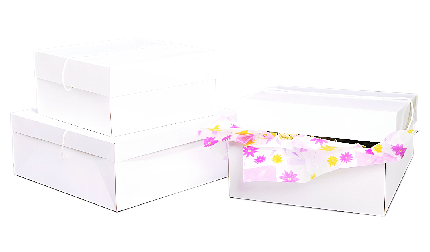 White Gloss Pop-Up Hat