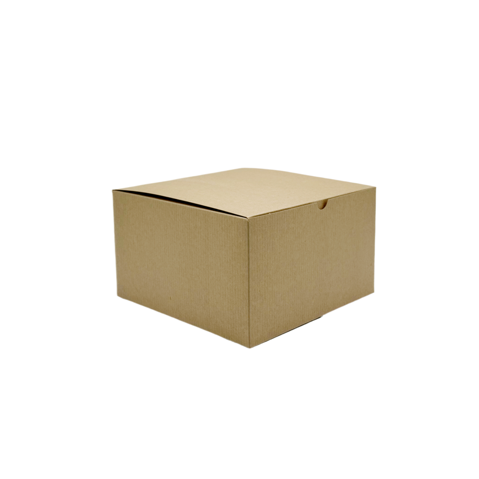 Natural Kraft Gift Boxes Style P 10x10x6